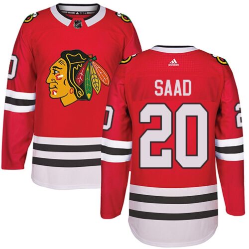 6861bd8b291d6_1 Men's Chicago Blackhawks #20 Brandon Saad Red Stitched NHL Jersey