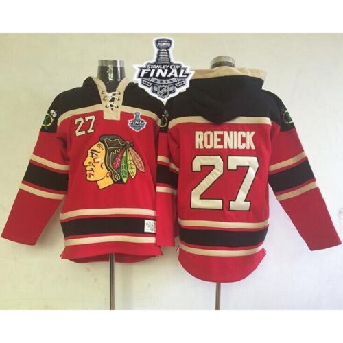 6861bda82ffd9_1 Blackhawks #27 Jeremy Roenick Red Sawyer Hooded Sweatshirt 2015 Stanley Cup Stitched NHL Jersey