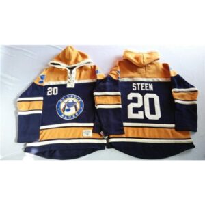 6861bddf6a246_1 Blues #20 Alexander Steen Navy Blue/Gold Sawyer Hooded Sweatshirt Stitched NHL Jersey