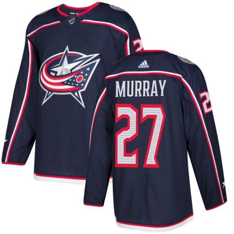 6861be0bb7127_1 Men's Columbus Blue Jackets #27 Ryan Murray Navy Stitched NHL Jersey