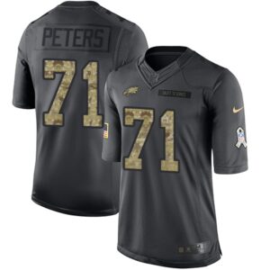 6861be6f71a7e_1 Eagles #71 Jason Peters Black Men's Stitched NFL Limited 2016 Salute To Service Jersey