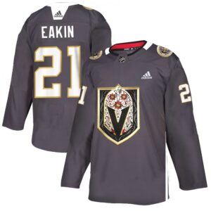 6861be79f2e35_1 Men's Vegas Golden Knights #21 Cody Eakin Grey Latino Heritage Night Stitched NHL Jersey