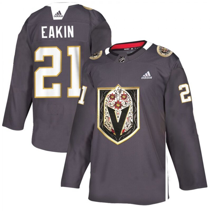 6861be79f2e35_1 Men's Vegas Golden Knights #21 Cody Eakin Grey Latino Heritage Night Stitched NHL Jersey