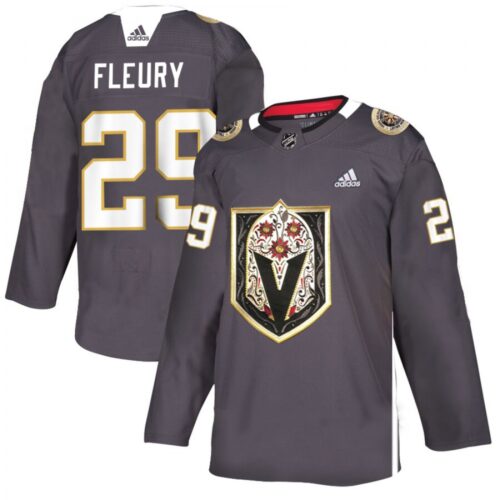 6861be937fd88_1 Men's Vegas Golden Knights #29 Marc-Andre Fleury Grey Latino Heritage Night Stitched NHL Jersey