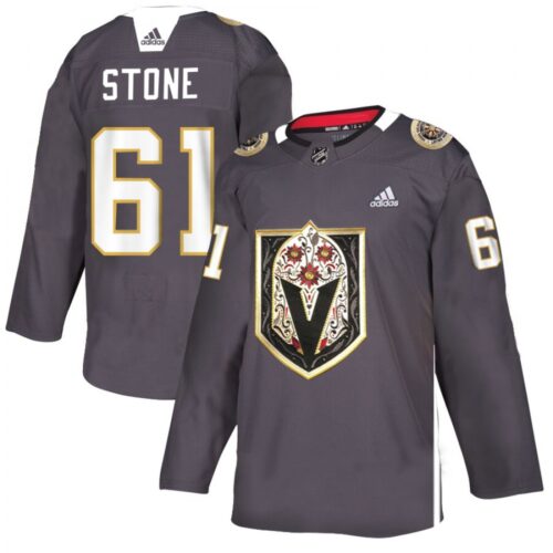 6861beb84ef1a_1 Men's Vegas Golden Knights #61 Mark Stone Grey Latino Heritage Night Stitched NHL Jersey
