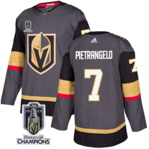 6861bec924e03_1 Men's Vegas Golden Knights #7 Alex Pietrangelo Grey 2023 Stanley Cup Champions Stitched Jersey