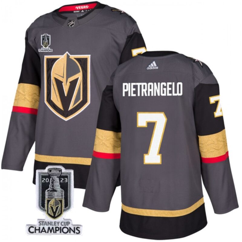 6861bec924e03_1 Men's Vegas Golden Knights #7 Alex Pietrangelo Grey 2023 Stanley Cup Champions Stitched Jersey
