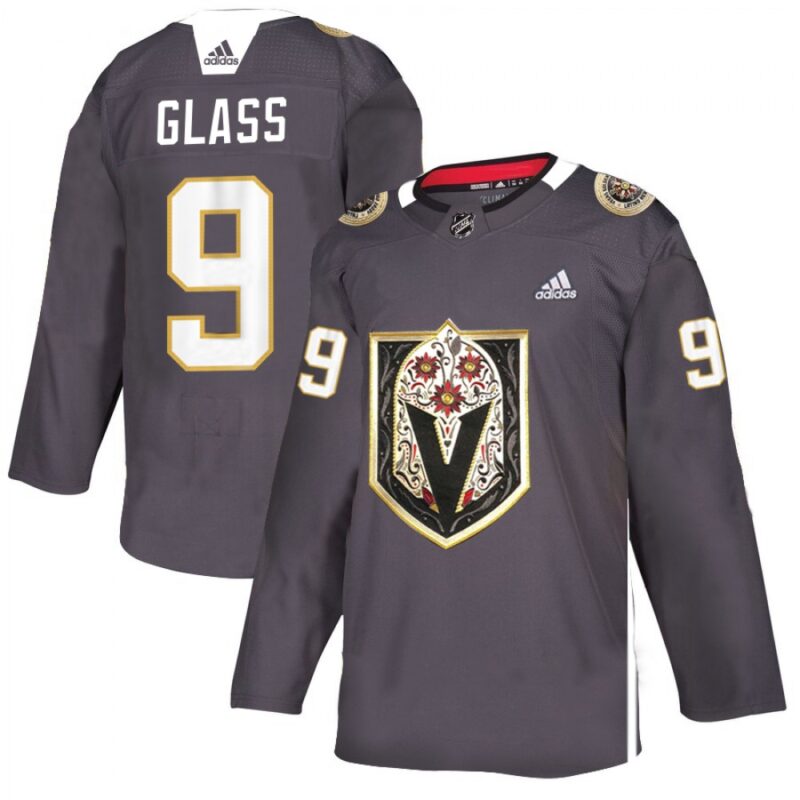 6861bef7f3296_1 Men's Vegas Golden Knights #9 Cody Glass Grey Latino Heritage Night Stitched NHL Jersey