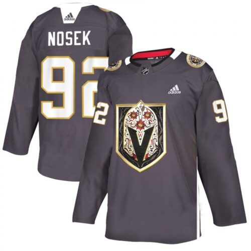 6861bf02adea6_1 Men's Vegas Golden Knights #92 Tomas Nosek Grey Latino Heritage Night Stitched NHL Jersey