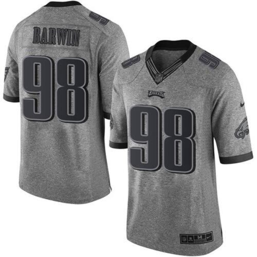 6861bf2f90edb_1 Eagles #98 Connor Barwin Gray Men's Stitched NFL Limited Gridiron Gray Jersey