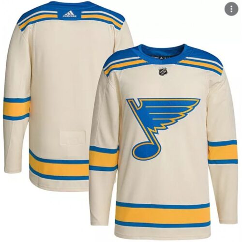 6861bf7652a94_1 Men's St. Louis Blues Blank Cream 2022 Winter Classic Stitched Jersey