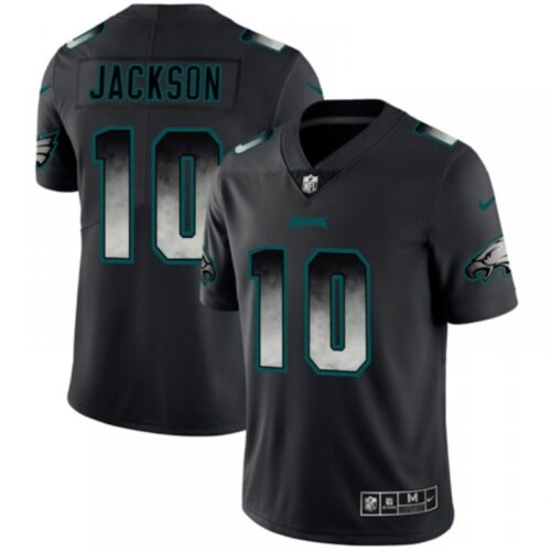 6861bf7bd3d9f_1 Men's Philadelphia Eagles #10 DeSean Jackson Black 2019 Smoke Fashion Limited Stitched NFL Jersey