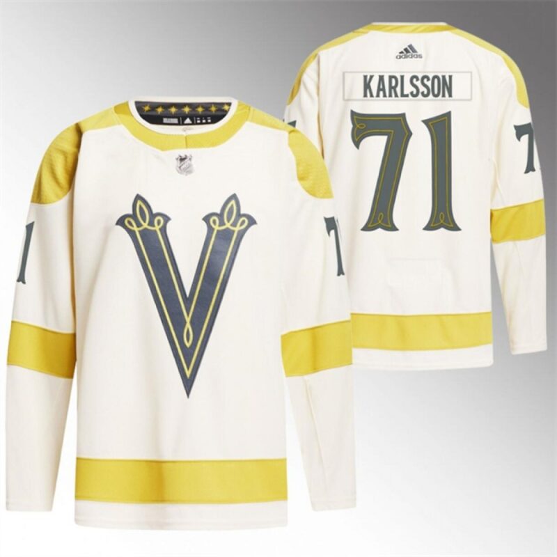 6861bfdb8c3dc_1 Men's Vegas Golden Knights #71 William Karlsson Cream 2024 Winter Classic Breakaway Stitched Jersey