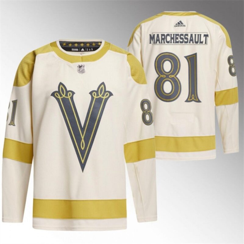 6861bfdecf4ad_1 Men's Vegas Golden Knights #81 Jonathan Marchessault Cream 2024 Winter Classic Breakaway Stitched Jersey