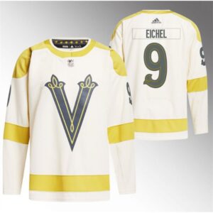 6861bfe20619e_1 Men's Vegas Golden Knights #9 Jack Eichel Cream 2024 Winter Classic Breakaway Stitched Jersey