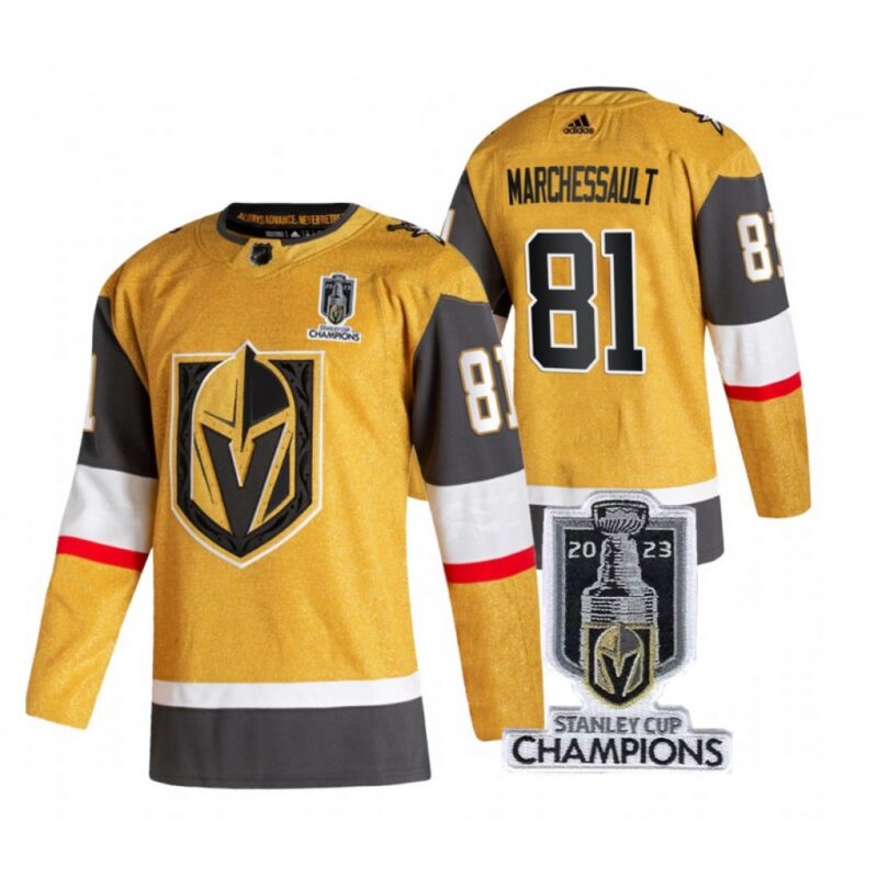 6861bff697314_1 Men's Vegas Golden Knights #81 Jonathan Marchessault Gold 2023 Stanley Cup Champions Stitched Jersey