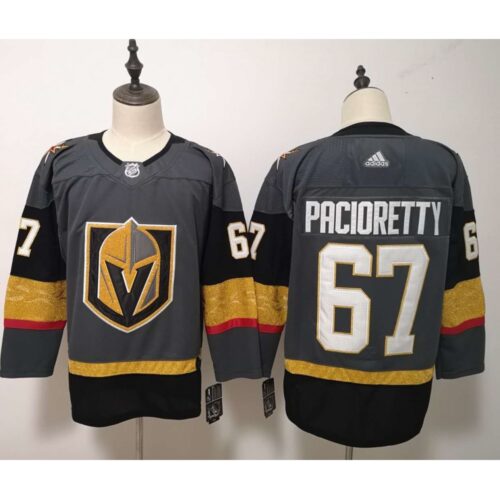 6861c01558f8a_1 Men's Vegas Golden Knights #67 Max Pacioretty Gray Stitched NHL Jersey