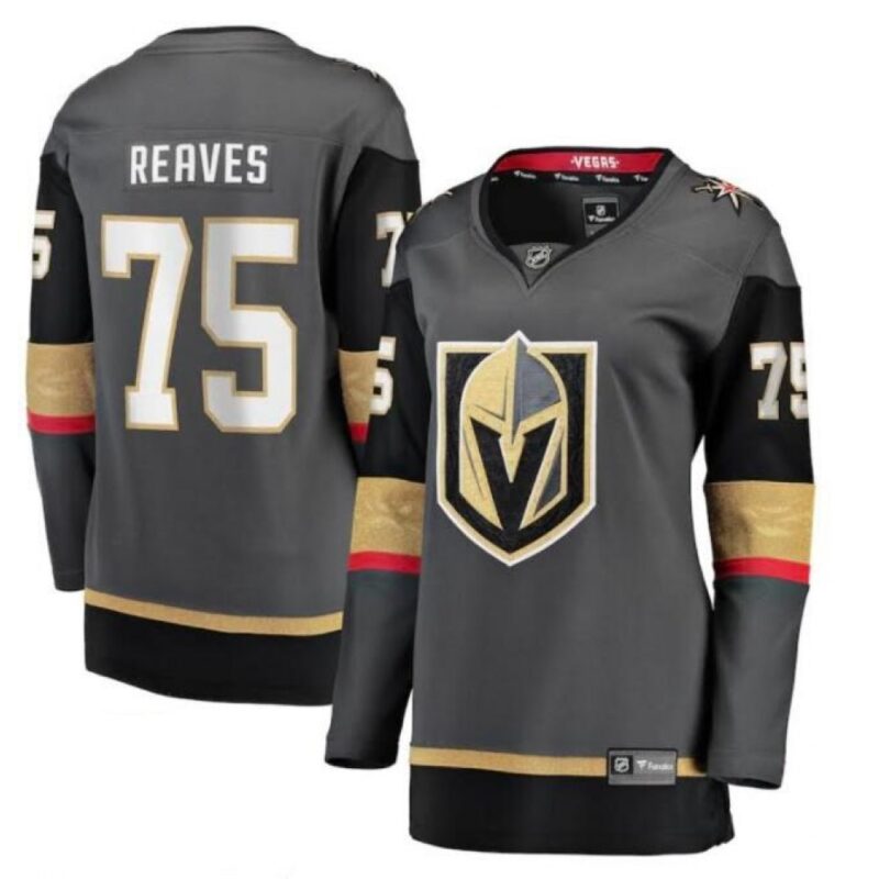 6861c01f8548b_1 Women's Vegas Golden Knights #75 Ryan Reaves Gray Stitched Jersey