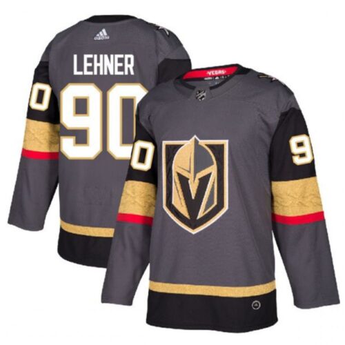 6861c02cec43c_1 Men's Vegas Golden Knights #90 Robin Lehner Gray Stitched NHL Jersey