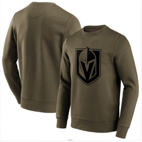 6861c06abf27f_1 Men's Vegas Golden Knights Green Iconic Preferred Logo Graphic Crew Sweatshirt