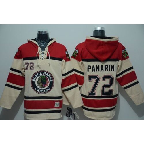 6861c0fdec21d_1 Blackhawks #72 Artemi Panarin Cream Sawyer Hooded Sweatshirt Stitched NHL Jersey
