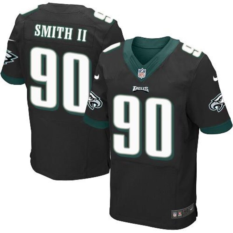 6861c1821e16b_1 Eagles #90 Marcus Smith II Black Alternate Men's Stitched NFL Elite Jersey