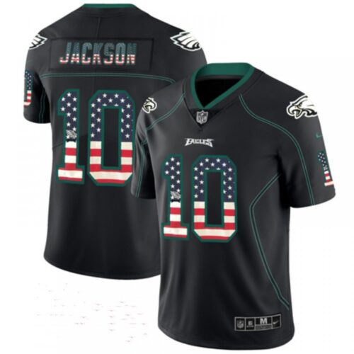 6861c19f1bf65_1 Men's Philadelphia Eagles #10 DeSean Jackson Black USA Flag Color Rush Limited Fashion NFL Stitched Jersey