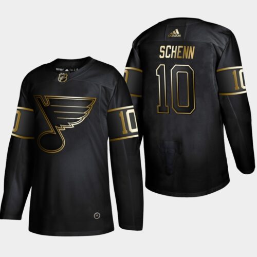 6861c1bf89ed3_1 Men's St. Louis Blues #10 Brayden Schenn 2019 Black Golden Edition Stitched NHL Jersey