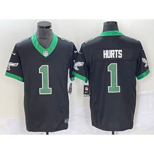6861c1c89241f_1 Men's Philadelphia Eagles #1 Jalen Hurts Black 2023 F.U.S.E. Vapor Untouchable Stitched Football Jersey