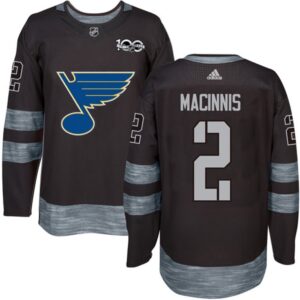 6861c1d48245a_1 Blues #2 Al MacInnis Black 1917-2017 100th Anniversary Stitched NHL Jersey