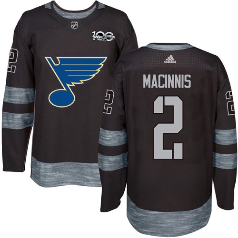 6861c1d48245a_1 Blues #2 Al MacInnis Black 1917-2017 100th Anniversary Stitched NHL Jersey