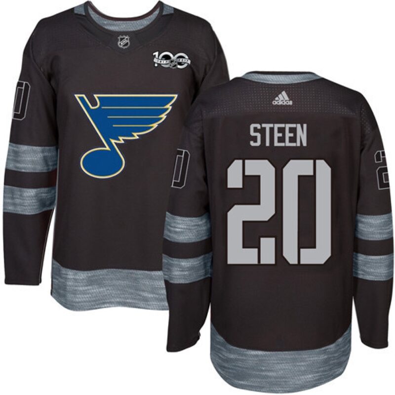 6861c1dbebe56_1 Blues #20 Alexander Steen Black 1917-2017 100th Anniversary Stitched NHL Jersey