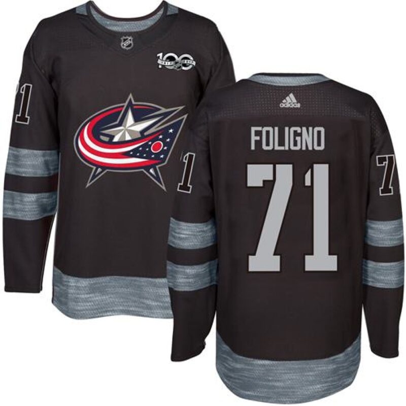 6861c246df196_1 Blue Jackets #71 Nick Foligno Black 1917-2017 100th Anniversary Stitched NHL Jersey