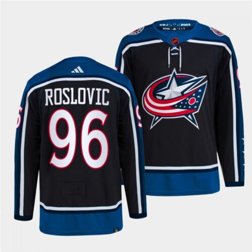 6861c254d3c78_1 Men's Columbus Blue Jackets #96 Jack Roslovic Black 2022-23 Reverse Retro Stitched Jersey