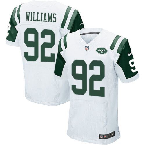 6861c257c44d9_1 Jets #92 Leonard Williams White Men's Stitched NFL Elite Jersey