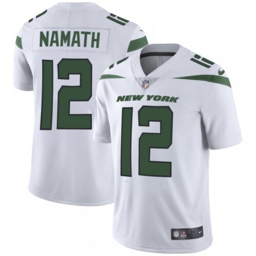 6861c26199003_1 Men's New York Jets #12 Joe Namath 2019 White Vapor Untouchable Limited Stitched NFL Jersey