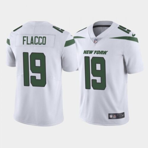 6861c26f4b23b_1 Men's New York Jets #19 Joe Flacco White Vapor Untouchable Limited Stitched Jersey