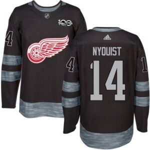 6861c27e5fb0e_1 Red Wings #14 Gustav Nyquist Black 1917-2017 100th Anniversary Stitched NHL Jersey