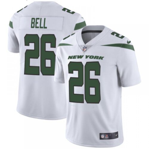 6861c285cf6df_1 Men's New York Jets #26 Le'Veon Bell 2019 White Vapor Untouchable Limited Stitched NFL Jersey