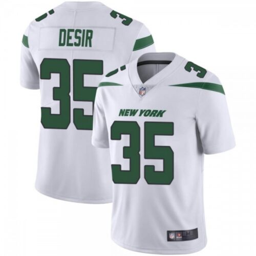 6861c29953925_1 Men's New York Jets #35 Pierre Desir White Vapor Untouchable Limited Stitched Jersey