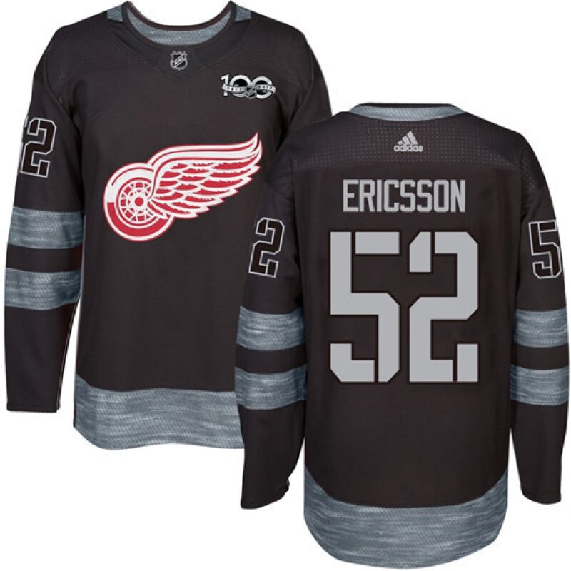 6861c2a546bef_1 Red Wings #52 Jonathan Ericsson Black 1917-2017 100th Anniversary Stitched NHL Jersey