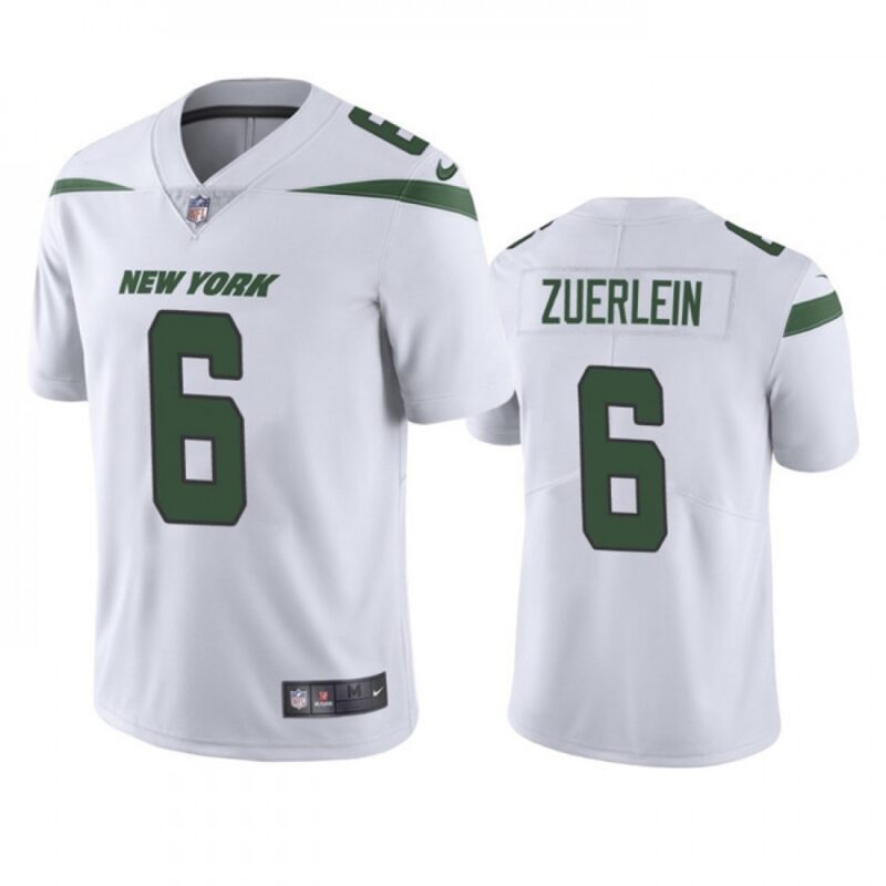 6861c2a5b6f98_1 Men's New York Jets #6 Greg Zuerlein White Vapor Untouchable Limited Stitched Jersey