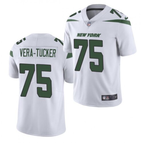 6861c2a903a07_1 Men's New York Jets #75 Alijah Vera-Tucker 2021 NFL Draft White Vapor Untouchable Limited Stitched Jersey