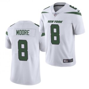 6861c2af79442_1 Men's New York Jets #8 Elijah Moore 2021 White Vapor Untouchable Limited Stitched Jersey