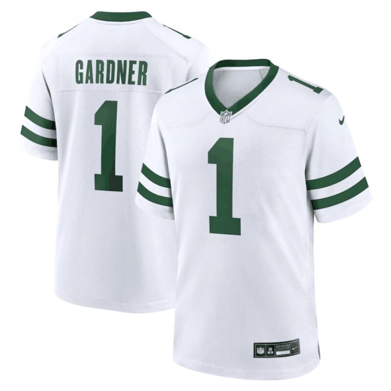 6861c2bc61c72_1 Men's New York Jets #1 Ahmad Sauce Gardner White Throwback Player Stitched Game Jersey