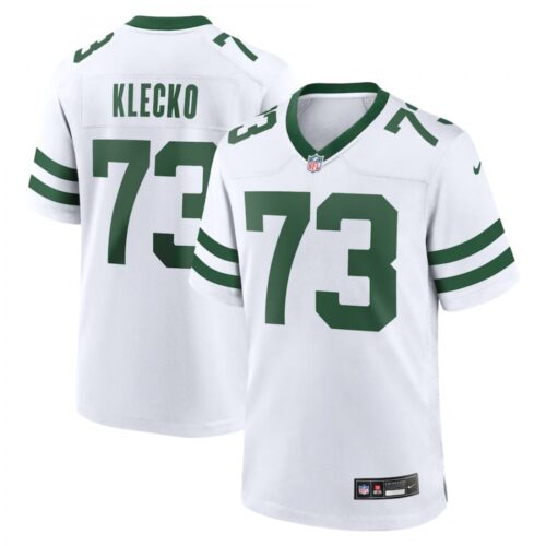 6861c2c2ca155_1 Men's New York Jets #73 Joe Klecko White Throwback Player Stitched Game Jersey