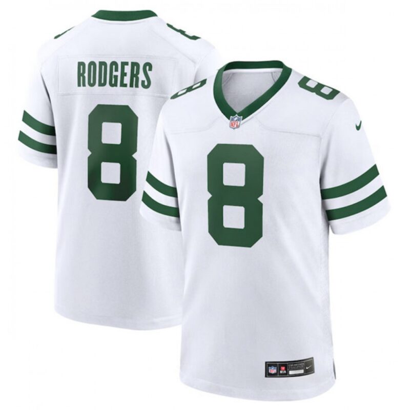 6861c2c5e1a7e_1 Men's New York Jets #8 Aaron Rodgers White Throwback Player Stitched Game Jersey