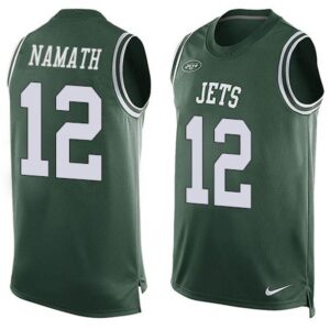 6861c2d2a0bd0_1 Jets #12 Joe Namath Green Team Color Men's Stitched NFL Limited Tank Top Jersey