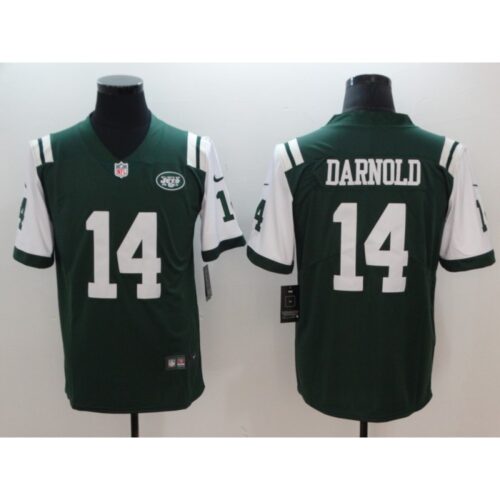 6861c2e261b9a_1 Men's New York Jets #14 Sam Darnold Green 2018 NFL Draft Vapor Untouchable Limited Stitched Jersey