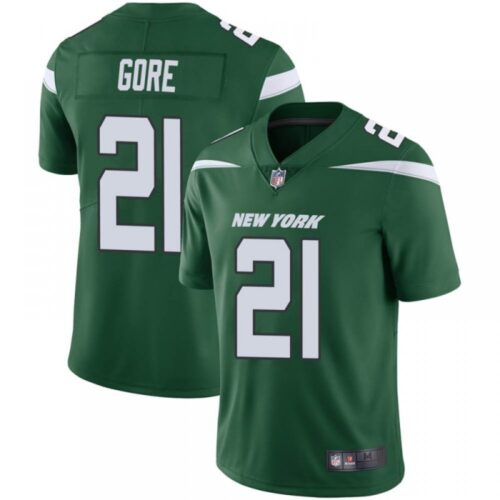 6861c3059e546_1 Men's New York Jets #21 Frank Gore Green Vapor Untouchable Limited Stitched Jersey